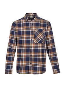 Клетчатая рубашка Shiwi Regular fit Button Up Shirt Luke, коричневый