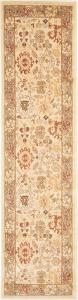 Ковер-дорожка SAFAVIEH, 61 x 305 см, Heirloom Collection, Cream & Green, традиционный восточный дизайн, не линяет и прост в уходе, идеален для помещений с высокой проходимостью в гостиной, спальне (HLM1739-1152)