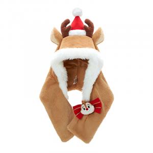 Зима 2023 Микки и друзья, Чип и Дейл, Тити, шарф с капюшоном, куклы Disney, chip 'n dale