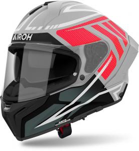 Шлем Airoh Matryx Rider, Black Matt/Grey/Red