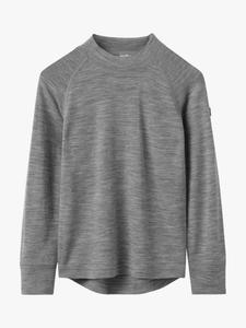 Детский шерстяной свитер с длинным рукавом унисекс Polarn O. Pyret, Grey