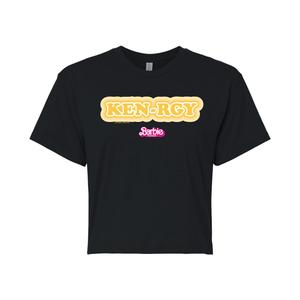 Укороченная футболка Barbie The Movie Kenrgy для юниоров Licensed Character, черный