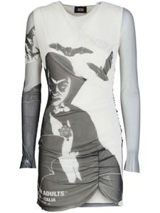 Мини-платье из тюля GCDS Dracula, белый