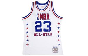 Bape Aape X Mitchell & Ness Swingman Майка All Star 1988 Mitchell Ness Белая