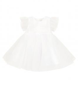 Детское платье из тюля Monnalisa, белый