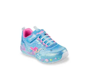 Кроссовки Mermaid Dreams Light-Up Sneaker Skechers, светло-голубой