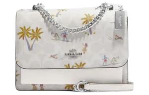 COACH Кожаный конверт кроссбоди через плечо