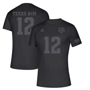 Футболка adidas Unisex black texas a&m aggies soccer 30th anniversary Unbranded