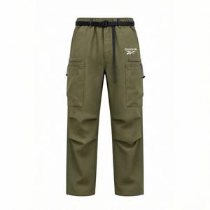 Кargo-брюки Unisex Moderate Reebok, camouflage branch зеленый (fleece-lined)