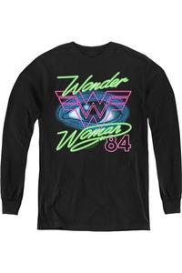 Футболка с длинным рукавом Wonder Woman 84 Eye Youth Gildan, черный