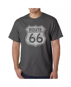 Футболка мужская Word Art - Route 66 LA Pop Art, серый
