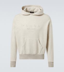 Хлопковый худи Prada, Naturale