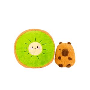 Плюшевая кукла капибара фруктовое животное высота 30см Love