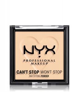Компактная пудра NYX Professional Makeup Can’t Stop Won’t Stop Mattifying Powder, Nr. 02 - Light, 6g