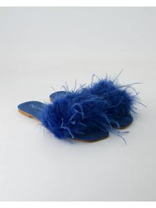 Zahira Мюли Pantoletten in Blau