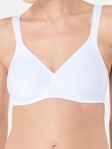 Бюстгальтер без косточек современный, мягкий и хлопковый n Triumph, белый