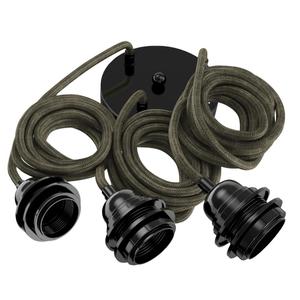 Подвесной светильник HOOPZI зеленый, 250/1/250 см