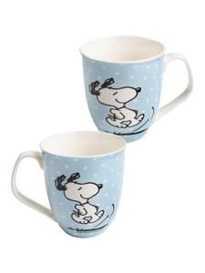 Кофейная кружка Peanuts Snoopy в горошек, керамическая, 280 мл, синяя Snoopy