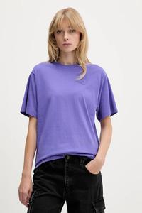 Футболка из хлопка Hugo Blue, фиолетовый