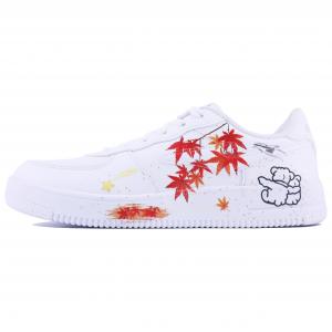 Erke Износостойкие дышащие низкие кроссовки для скейтбординга, мужские, белые