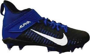 Футбольные бутсы Nike Alpha Menace Pro 2 D мужские, черно-белые, 7 месяцев США, Blue White Black