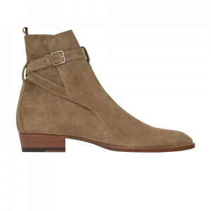 Ботинки Saint Laurent Wyatt Jodhpur, коричневый