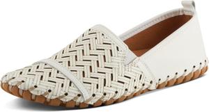 Женские кожаные лоферы Spring Step Kapri с поддержкой свода стопы и съемной стелькой, белый