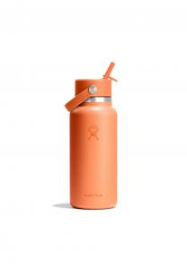 Женская бутылка для воды с широкой гибкой соломинкой 945 мл Hydration Hydro Flask, nectar