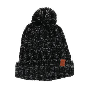 Женская зимняя вязаная шапка-бини с подкладкой из шерпы ClimaZer0, черный