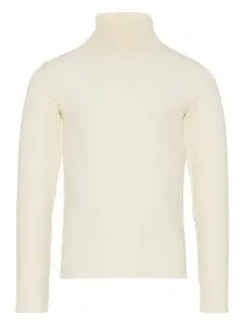 Свитер с воротником-стойкой Pinko Kids, белый