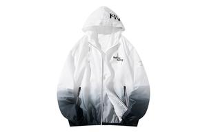 BOBBY ABLEY Куртка Unisex, Black White Gradient (Drawstring Sun Protection)