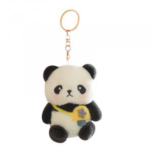 Бамбуковая трубка панда маленький кулон, милый плюшевый брелок кукла плюшевый кулон высота 12/22см MERCONSER