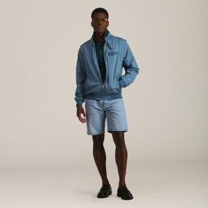 Мужская классическая гоночная куртка Iconic (облегающего кроя) Members Only, цвет Slate