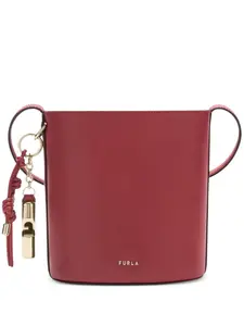 Сумка-ведро Roxie с подвеской Furla, красный
