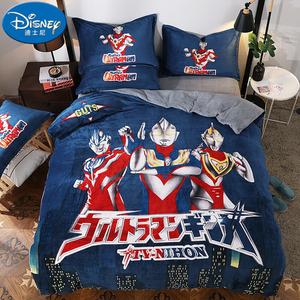 Disney Комплект постельного белья 4 предмета, простыня на резинке 180 см, пододеяльник 200x230 см, не линяет, антистатик, League of Legends BW