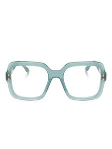 Isabel Marant Eyewear очки в квадратной оправе, зеленый