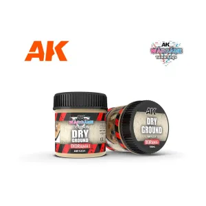 Wargame Terrain — Сухая земля, AK Wargame Battle Grounds - Diorama Terrains & Enamel Liquid Pigments