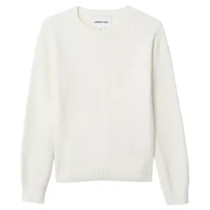 Детский свитер из шенилла для девочек 2-16 лет Lands' End, белый