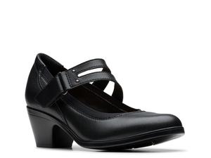 Туфли Clarks Emily Janna Pump, Black Leather