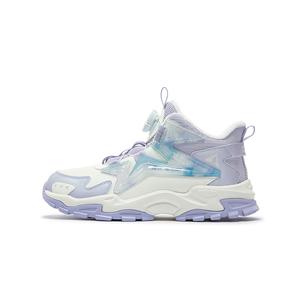 Нескользящие, износостойкие детские хлопковые кроссовки для детей XTEP, белый/синий/фиолетовый