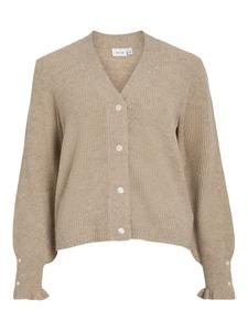 Вязаный кардиган VILA TILDA, бежевый
