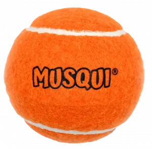 Теннисный мяч Musqui Orange для собак 6 см, цвет апельсин