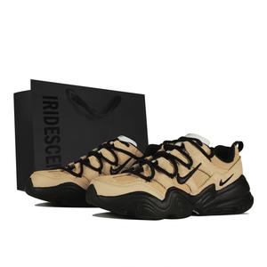 Tech Hera Low top Casual Shoes Unisex Black Yellow Nike, хаки