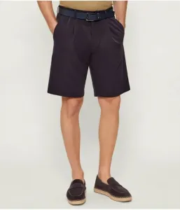 Шорты regular fit Herno, темно-синий