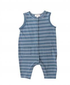 Детский безрукавный комбинезон-шортики в полоску "Морской берег" Angel Dear, Seashore Stripe