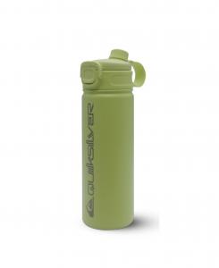 Термокружка Laguna с тройными стенками из нержавеющей стали, трубочкой и ручкой, сохраняет тепло до 12 часов Quiksilver, цвет lime