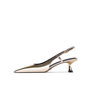 Стройные каблуки Высокие каблуки Женские Shesrim, Серебристый