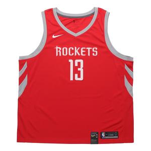 Футболка nba sw fan edition rockets № 13 спортивная баскетбольная майка большая красная Nike, красный