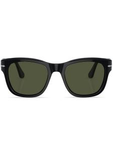 Persol солнцезащитные очки в круглой оправе, черный