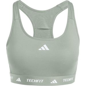 Бюстгальтер Techfit Adidas, цвет silgrn